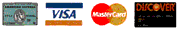 Visa, Mastercard, American Express, Diner