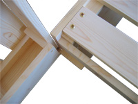 pine slats for longlasting strength