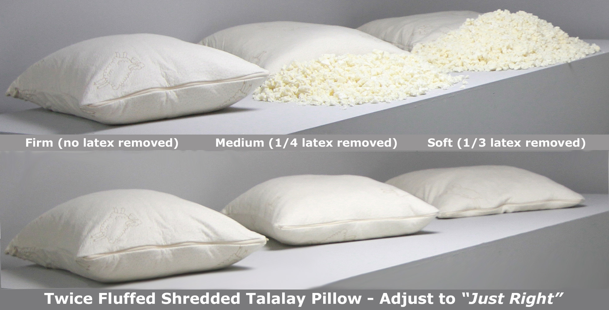 Shredded Latex Pillows Shop our Selection of Organic Shredded Latex